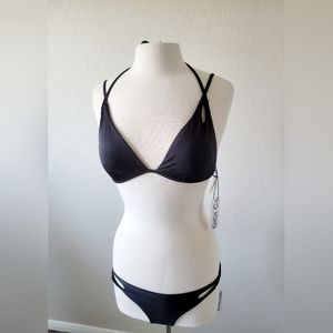**SOLD ON EBAY** NWT Gigi C Strappy  Black Bikini